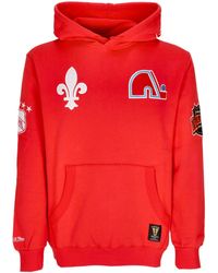 Mitchell &amp; Ness - Sudadera Con Capucha Para Hombre Nhl Hometown, Forro Polar, Quenor - Lyst