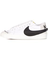 Nike - Damen-Halbschuh W Blazer Low 77 Jumbo Weib/Schwarz/Weib/Sail - Lyst