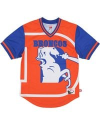 Mitchell &amp; Ness - Nfl Jumbotron 3.0 Mesh V-Halsjack Voor Denbro Multi/Wit - Lyst