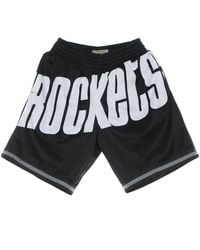 Mitchell &amp; Ness - Pantalones Cortos De Baloncesto Para Hombre Nba Big Face 3.0 Fashion Short Hardwood Classics Houroc - Lyst