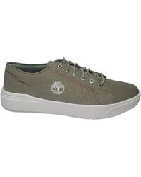 Timberland - Zapatos Para Hombres Seneca Bay Low Lace Sneaker Light Taupe Canvas - Lyst
