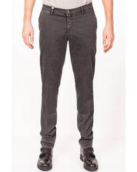 Barbati - Cotton Laved Pocket America Kap/A 032 /1160 Gri - Lyst