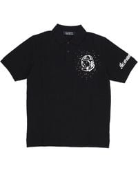 BBCICECREAM - Polo Sleeve Corta Verfraaid Astro Piquet Polo Zwart - Lyst