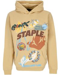 Staple - Lightweight Hooded Sweatshirt Hemlock Graphic Hoodie - Lyst