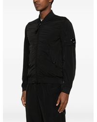 C.P. Company - Zwart Bomber Jacket - Lyst