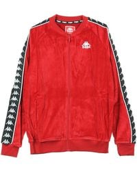 Kappa - Authentique Veste De Survetement Benetti Pour Hommes Rouge/Noir/Blanc - Lyst