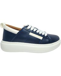 Alexander Smith - Mannenschoenen Sneakers Eco-Wembley Kleur Blauw Wit - Lyst