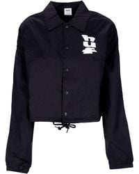 Huf - Coach Jacket Megablast Crop Coach-Jack Voor Zwart - Lyst