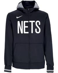 Nike - Lightweight Hooded Zip Sweatshirt Nba Dri-Fit Showtime Full-Zip Hoodie Bronet - Lyst