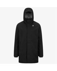 K-Way - Waterdichte Jas Voor Tommy Gebonden Trui 3/4 Zwart - Lyst