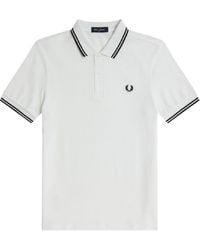 Fred Perry - Wit T-Shirt En Polo - Lyst