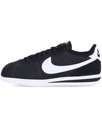 Nike - Zapatillas Bajas Mujer W Cortez Negro/Blanco - Lyst