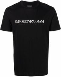 Emporio Armani - T-Shirt Logo - Lyst