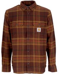 Carhartt - Chemise A Manches Longues Pour Hommes L/S Wallace Shirt - Lyst