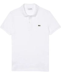 Lacoste - T-Shirt Und Polo Bianco - Lyst