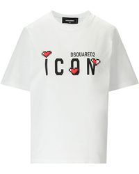 DSquared² - Logo-print T-shirt - Lyst