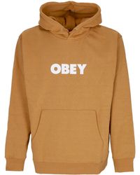 Obey - Bold Hood Premium Fleece Sugar Herren-Hoodie - Lyst