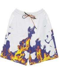 IHS - Multi Flames Tracksuit Shorts - Lyst