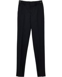 Gucci - Pantalones Sartoriales Negros Con Detalle Metallic - Lyst