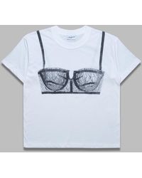 VAQUERA T-shirt Bra Print in Gray | Lyst