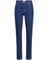 Calvin Klein - Jeans Mediano Tiro Slim-Azul Medio - Lyst