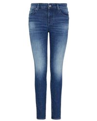 ARMANI EXCHANGE - Vaqueros Azules - Lyst
