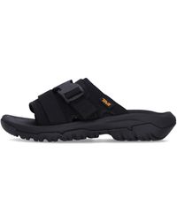 Teva - Hurricane Verge Slide W Zwarte Damespantoffels - Lyst