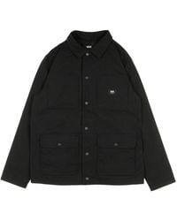 Vans - Werkkleding Herenjack Drill Chore Jas Gevoerd Zwart - Lyst