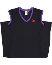 PUMA - Lange Damesjurk X Dua Lipa Zwart - Lyst