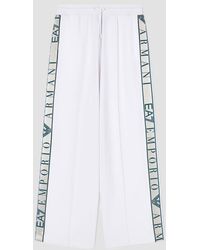 EA7 - Witte Vrouw Technische Stof Broek - Lyst
