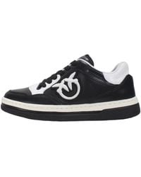 Pinko - Damen Sneaker S0049P001 Schwarz/Weib - Lyst