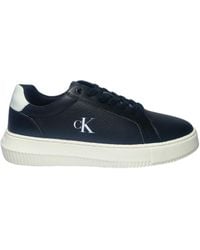 Calvin Klein - Schuhe Fur Herren Niedrige Sneaker, Mit Seitlichem Logo, Schwarze Spitzen - Lyst
