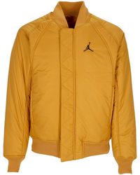 Nike - Jassen ,Geel ,Polyester College Essentials Varsity Reversible Jacket - Lyst