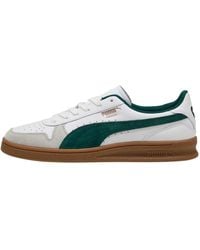 PUMA - Puma Indoor Low Leather Sneakers - Lyst