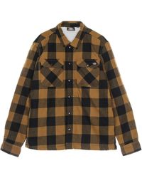 Dickies - Sherpa Lined Padded Shirt Sacramento Duck - Lyst