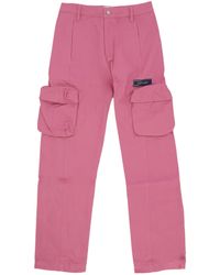 Arte' - Long Trousers 3D Pocket Nylon Pants - Lyst