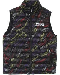 Octopus - Deco Down Vest Chaqueta De Plumon Sin Mangas Para Hombre Negro - Lyst