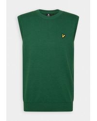 LYLE AND SCOTT 1874 - Camisas Hombre Kn1819V Equipo De Escote W510 Verde - Lyst
