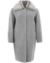 Herno - Luxuriöse graue wolljacke & tel - Lyst