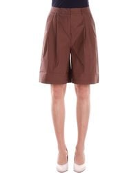 Alpha Studio - Chocolate Shorts - Lyst