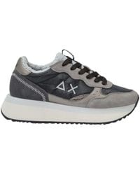 Sun 68 - Big Ally Teddy Fur Sneakers - Lyst