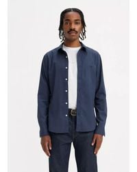 Levi's - Herren Hemden Levis 86625 0040 Batterie-Shirt Marine Akademie - Lyst