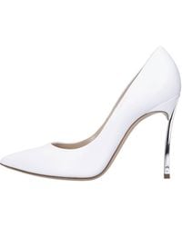 Casadei - Schoenen ,Wit ,Leer Blade Minorca Pump - Lyst