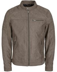 Jack & Jones - Jackets And Jackets 12147218 Rocky Falcon Fake Suede - Lyst