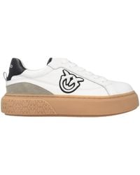 Pinko - Damen Sneaker S0039P001 Weib/Schwarz - Lyst