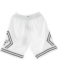 Mitchell &amp; Ness - Pantalones Cortos De Baloncesto Para Hombre Nba Blanco Negro Swingman Shorts Hardwood Classics Chibul - Lyst