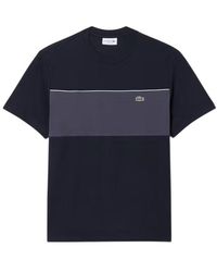 Lacoste - T-Shirts En Polo Zwart - Lyst