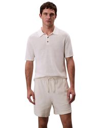 Calvin Klein - Witte Short - Lyst
