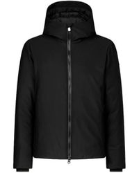 Save The Duck - Corto Con Capp E Zip Sabal 10000 Nero - Lyst