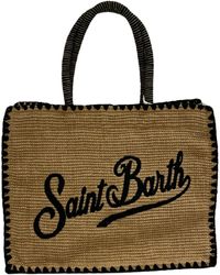 Mc2 Saint Barth - Bolsa De Mujeres Negro Costura - Lyst